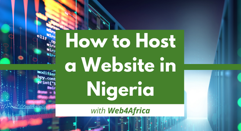 How to host a website in Nigeria with Web4Africa