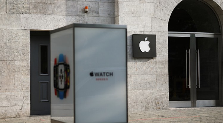 General view of the Apple Store at Kurfürstendamm in Berlin