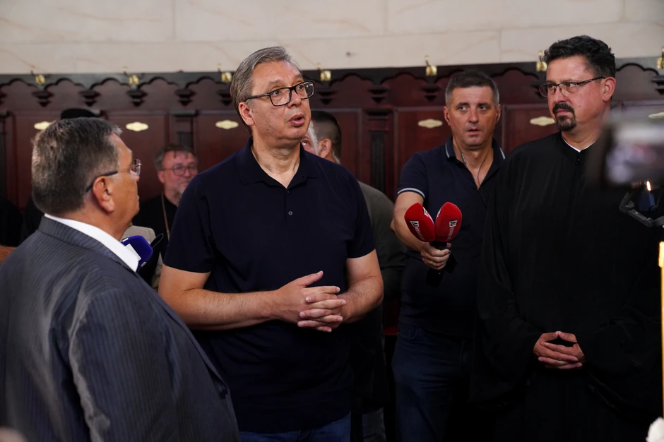 Aleksandar Vučić u Belegišu