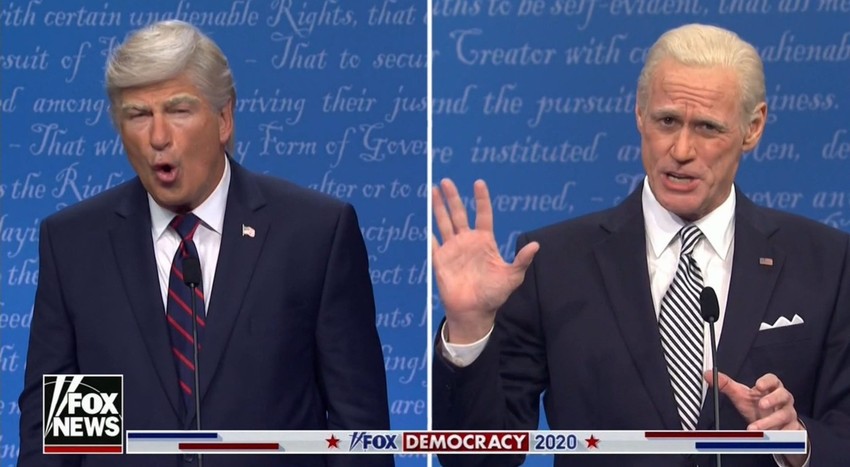 Alek Boldvin i Džim Keri kao Donald Tramp i Džozef Bajden