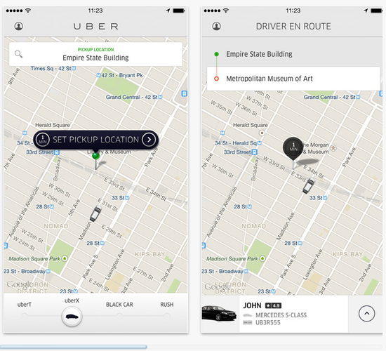 Najpopularniejsza na świecie aplikacja dla osób podróżujących po mieście. Zaletą Ubera jest fakt, że dokładną wycenę kosztu podróży otrzymujemy jeszcze zanim wsiądziemy do zamówionej taksówki. Płatność z przejazd odbywa się wewnątrz aplikacji. Uber umożliwia nam ustawienie miejsca odbioru na mapie, nawet gdy nie znamy dokładnego adresu miejsca, w którym aktualnie się znajdujemy. W dowolnym momencie możemy połączyć się ze swoim prywatnym kierowcą i sprawdzić postępy naszego przejazdu.