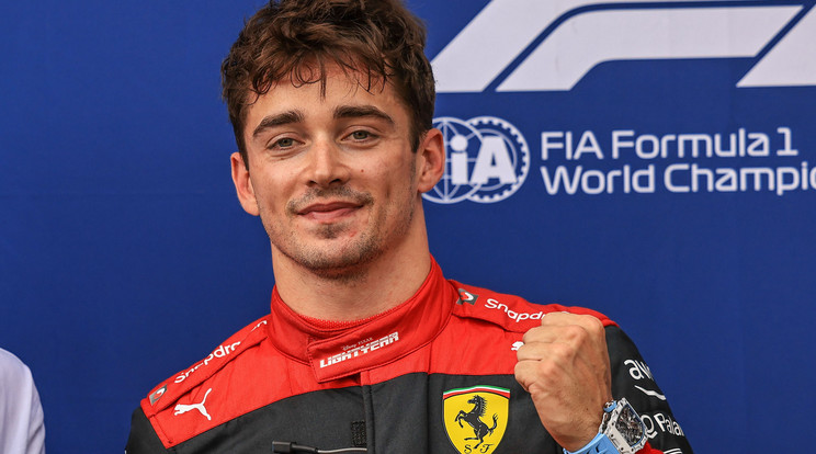 Charles Leclerc is jelen volt a Fradi legutóbbi győzelménél / Fotó: Northfoto