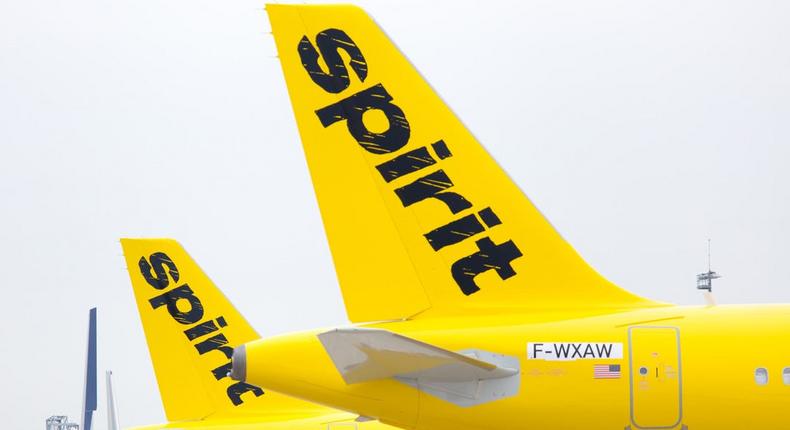 Spirit AirlinesSkycolors/Shutterstock
