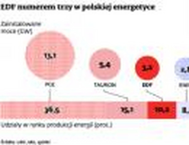 EDF numerem trzy w polskiej energetyce