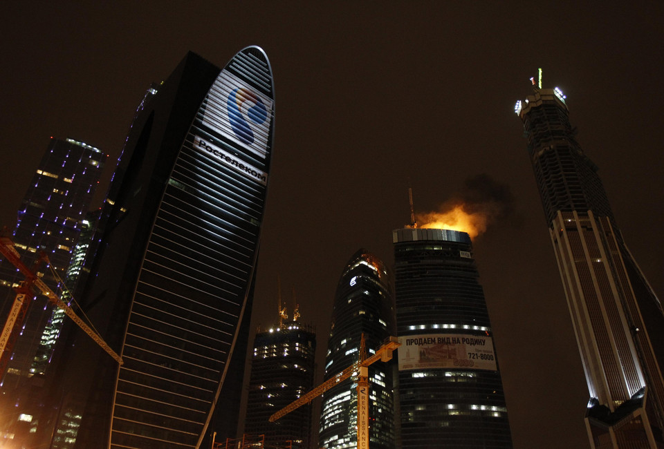 Rosja: pożar na budowie najwyższego wieżowca Europy