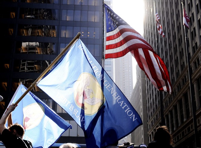 Protestują przeciwko chciwości bankierów