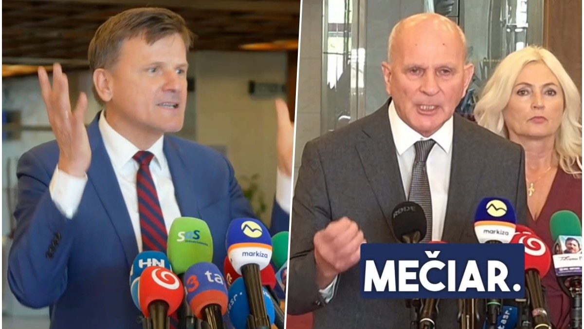 Alojz Hlina a František Mikloško. 