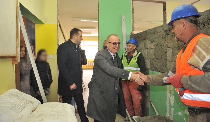 Obilazak radova u vrtiću