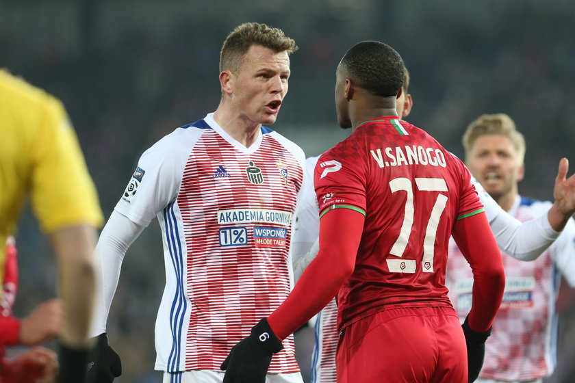 Pilka nozna. Ekstraklasa. Gornik Zabrze - Wisla Krakow. 03.05.2019