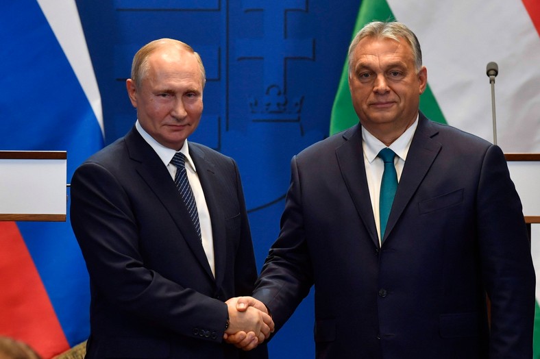 Władimir Putin i Wiktor Orban