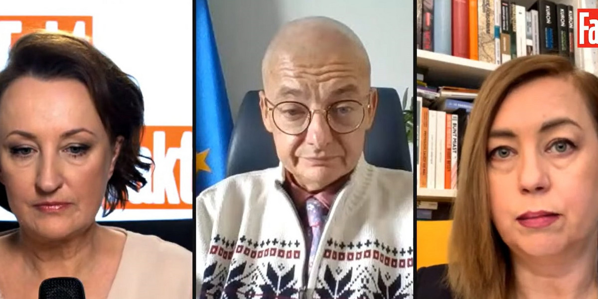 Hanna Gill - Piątek i Michał Kamiński w programie FaktLIVE