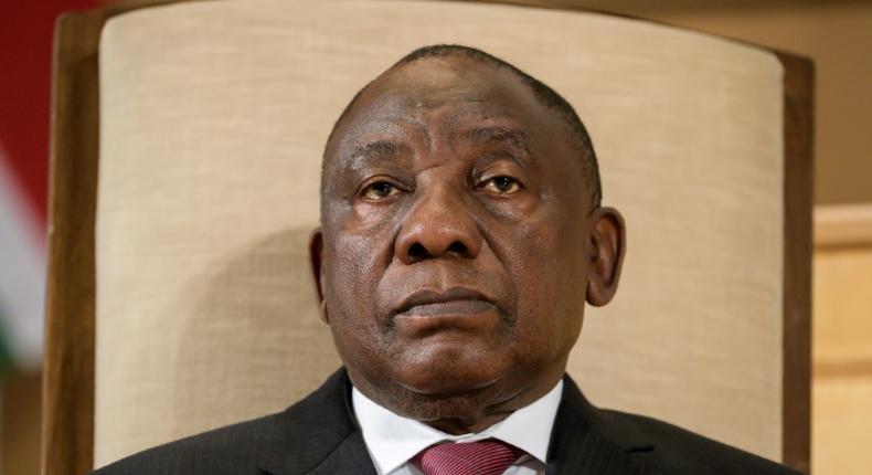 South African President Cyril Ramaphosa (AFP)