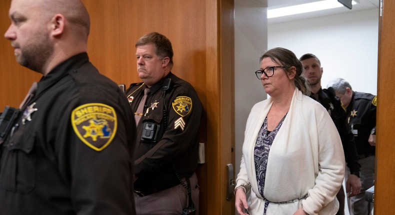 Jennifer Crumbley is found guilty in his son's Michigan school massacre. Mandi Wright/Detroit Free Press via AP, Pool