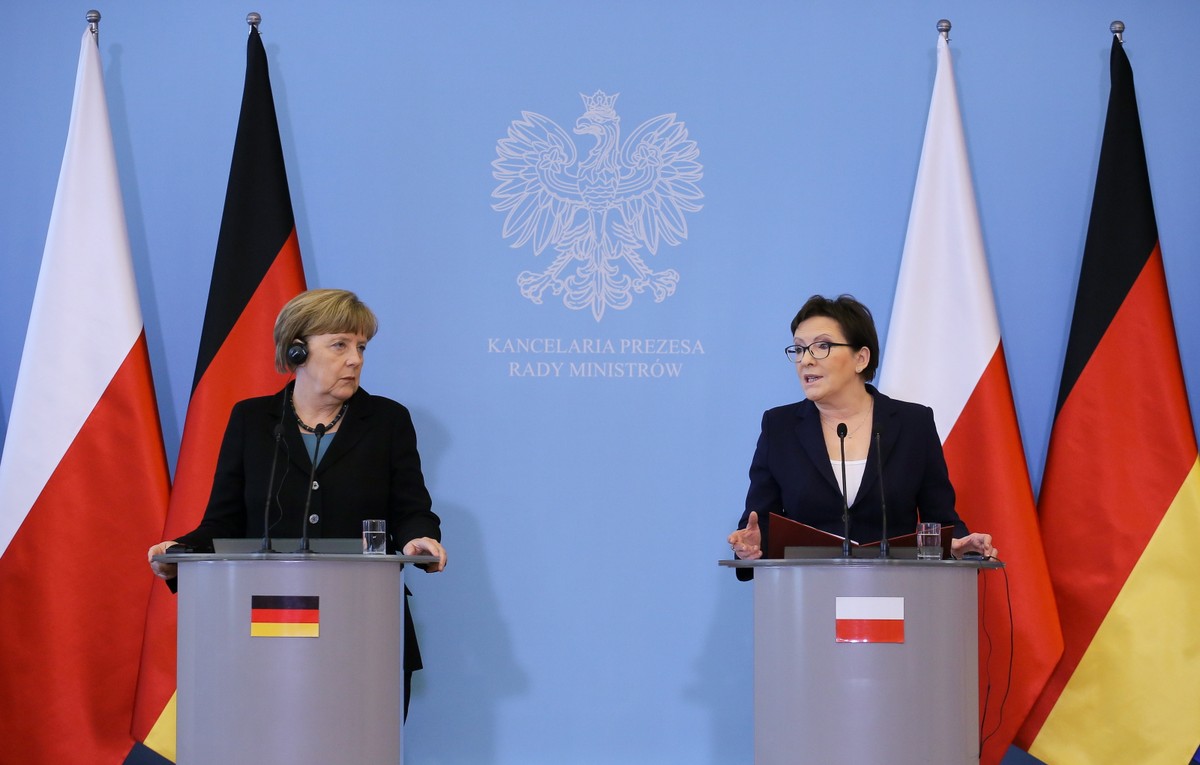 Angela Merkel i Ewa Kopacz