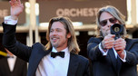 Brad Pitt na festiwalu w Cannes - długie włosy i smoking