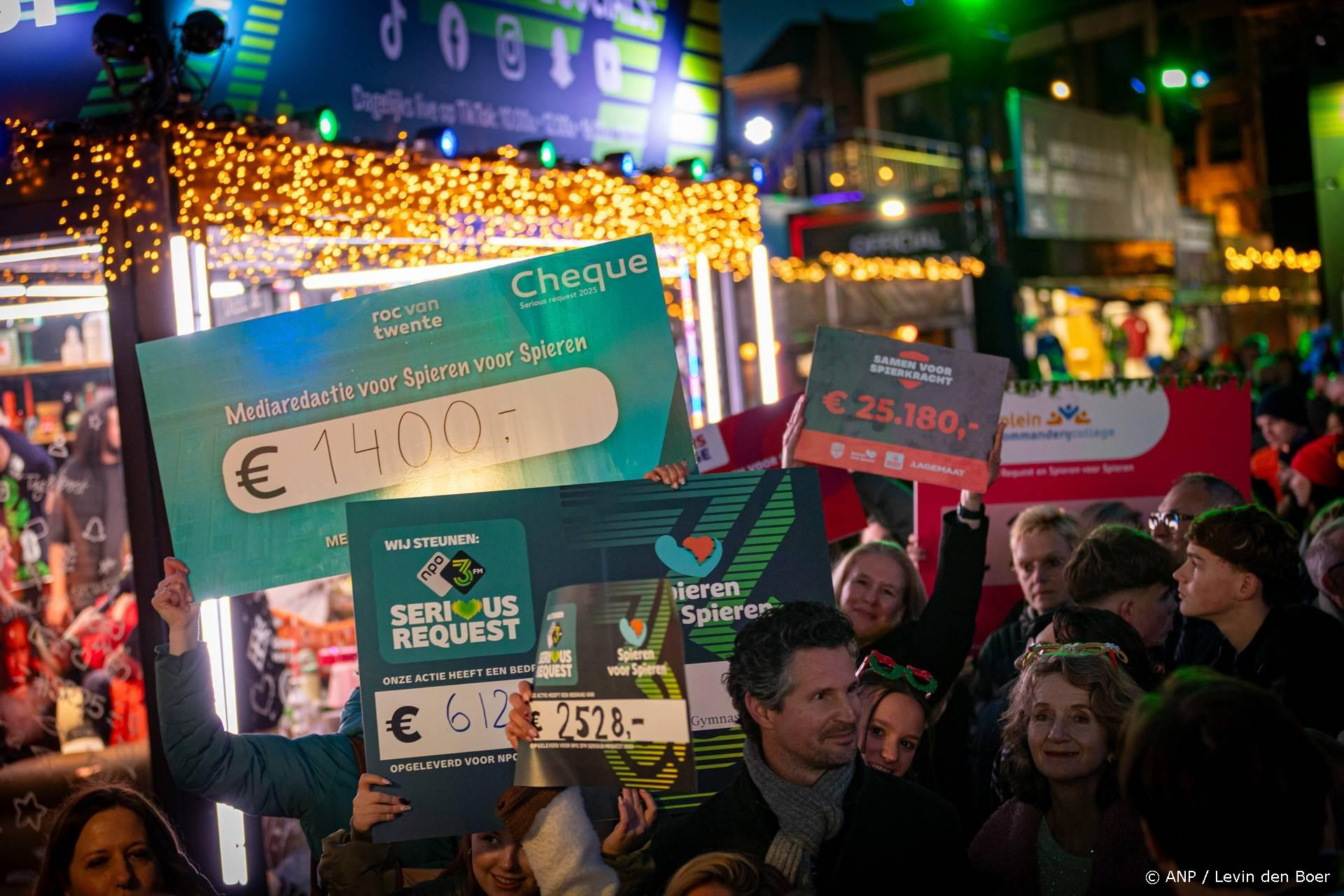 3FM Serious Request breekt record: 10 miljoen euro in vier dagen