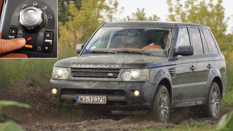 System Terrain Response steruje pracą napędu stosownie do rodzaju przeszkód terenowych.