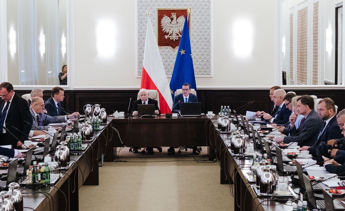 Jarosław Kaczyński i Mateusz Morawiecki