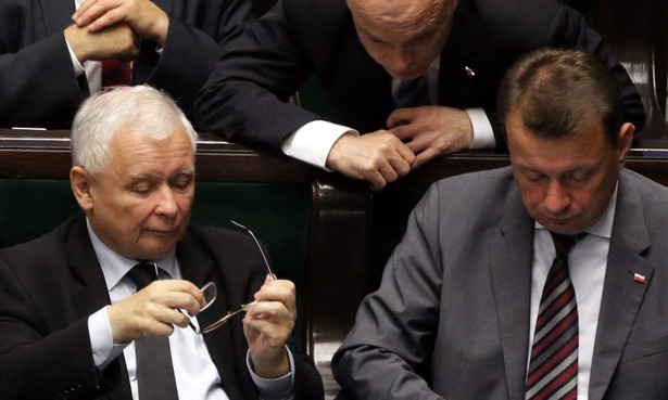 Jarosław Kaczyński i Mariusz Błaszczak