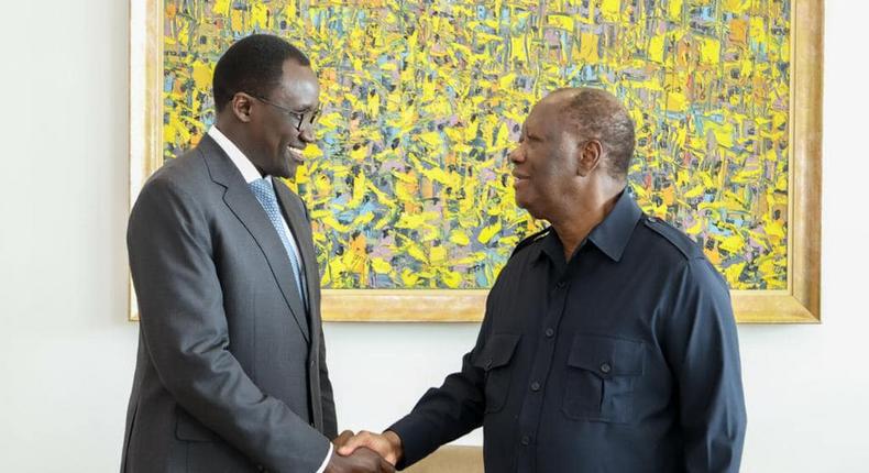 Abdourahmane Cissé et le Président de la République