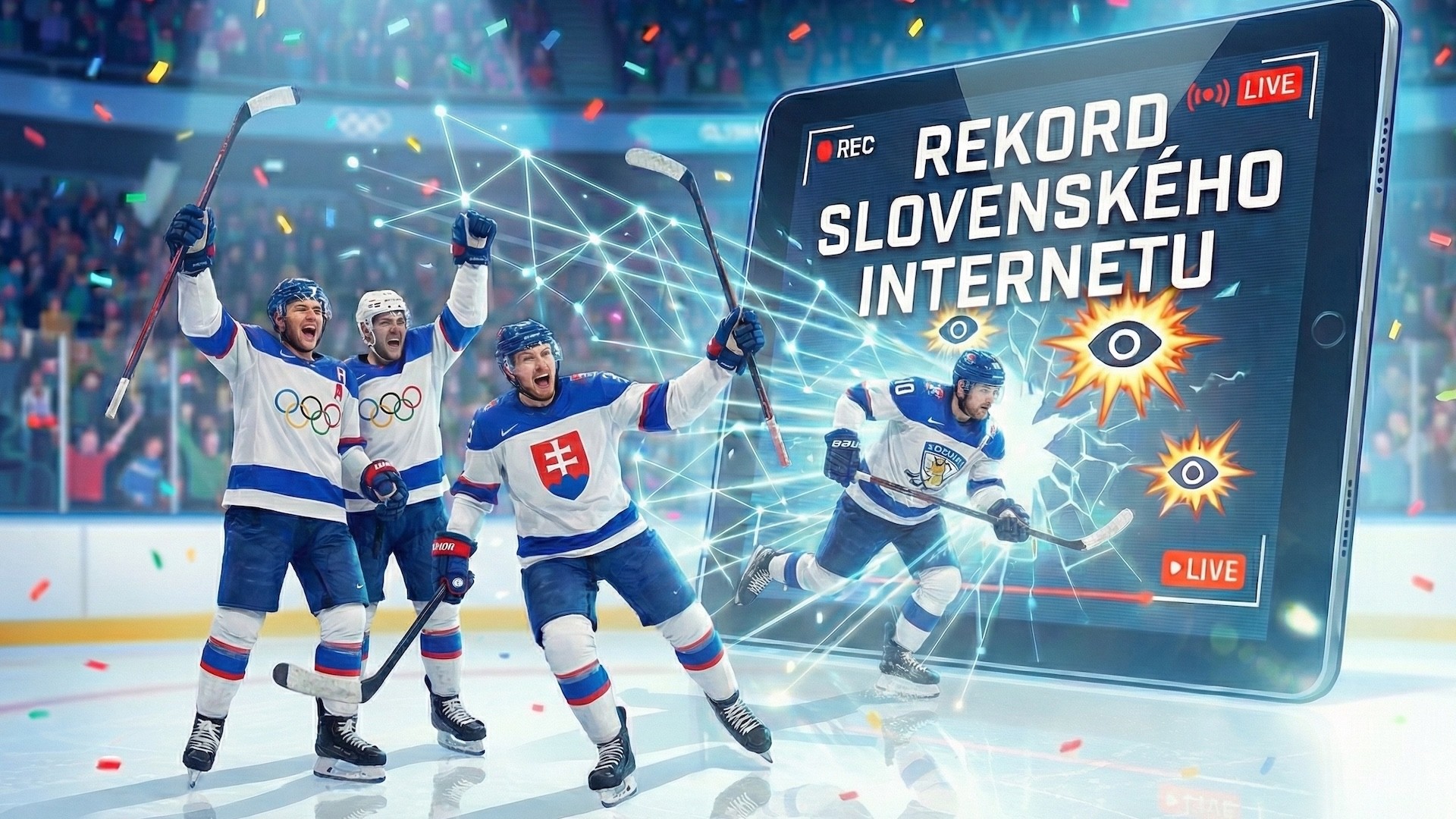 Rekord pre slovenský internet: Priniesol ho hokejový zápas Slovákov s Fínskom
