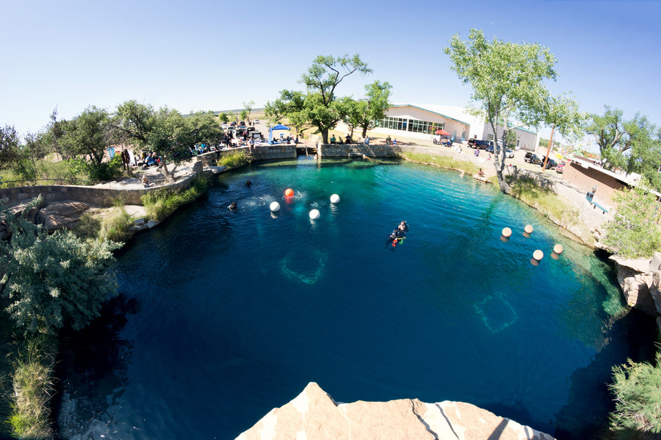 Blue Hole w Santa Rosa, Nowy Meksyk