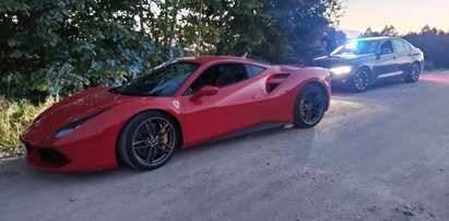 Białorusin w ferrari siał postrach na drodze. Musiał głęboko sięgnąć do kieszeni [ZDJĘCIA]