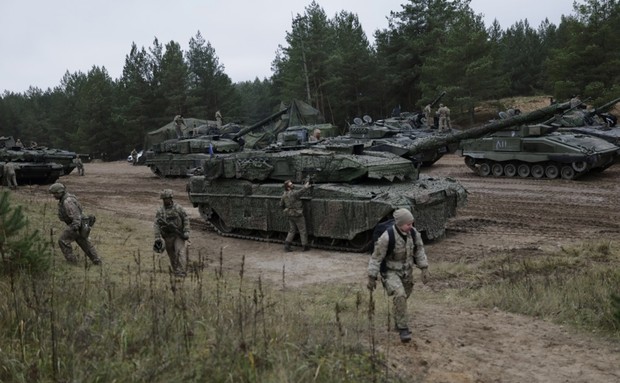 NATO vojne vežbe u bazi Adazi u Letoniji 9. novembra 2025.