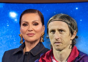Nina Badrić i Luka Modrić