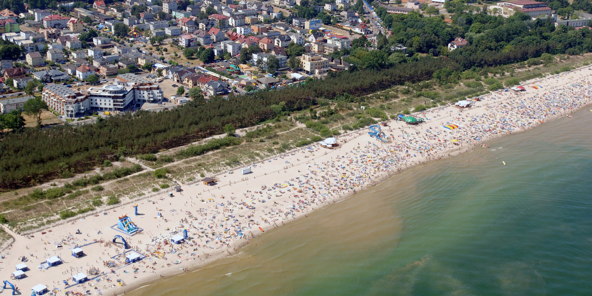 Plaża we władysławowie