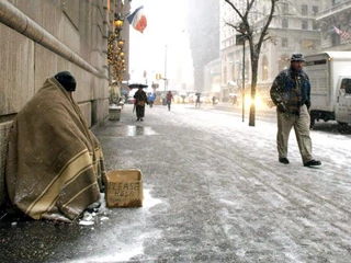 Bezdomny w Nowym Jorku