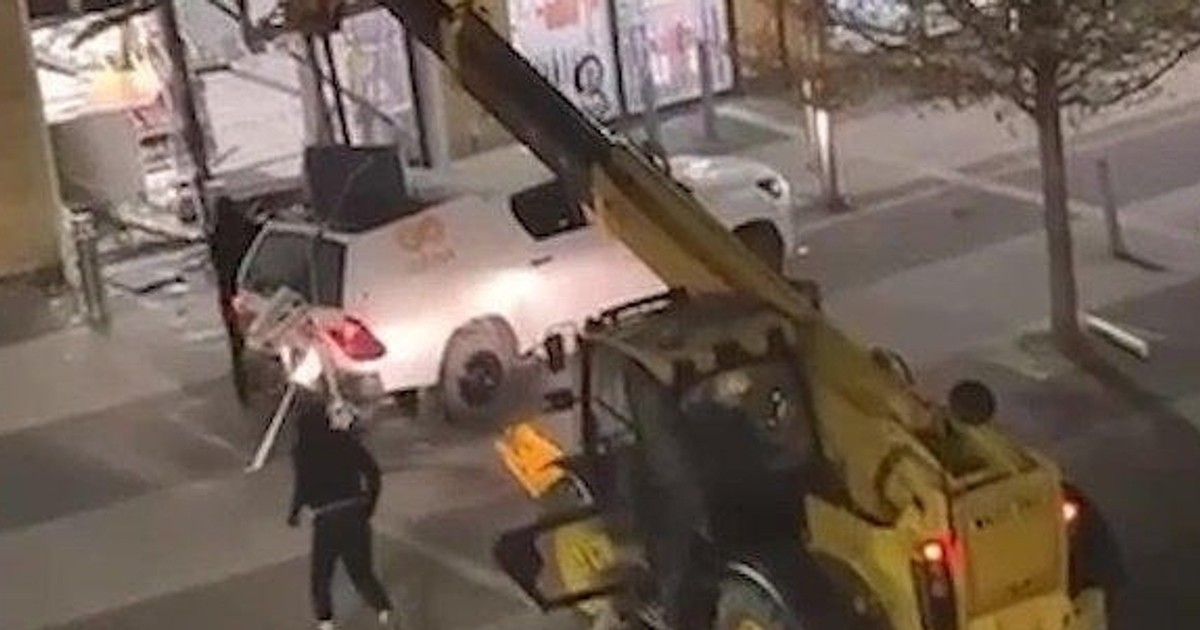 Polka była świadkiem szokującego napadu. Wszystko nagrała telefonem