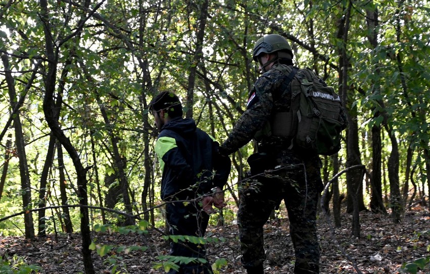 Suzbijanje migranata na severu Srbije 