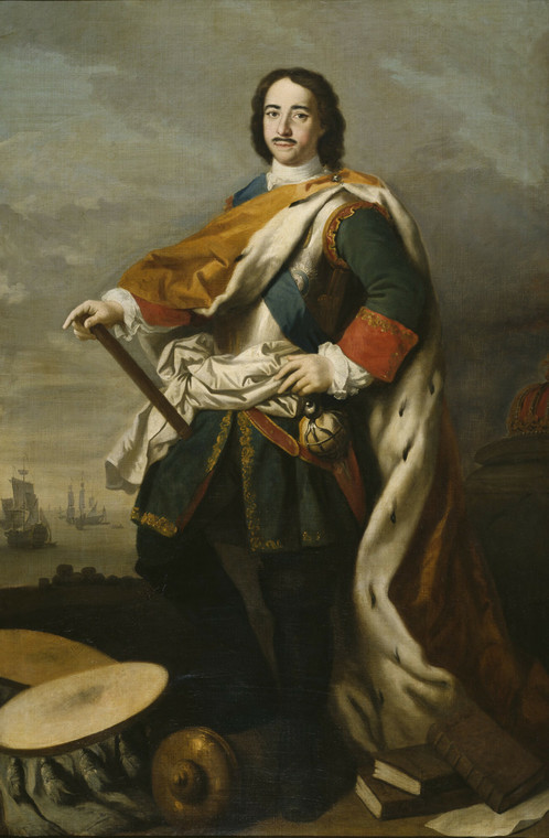 Piotr I, Wielki (1672 – 1725), portret autorstwa Jacopo Amigoni