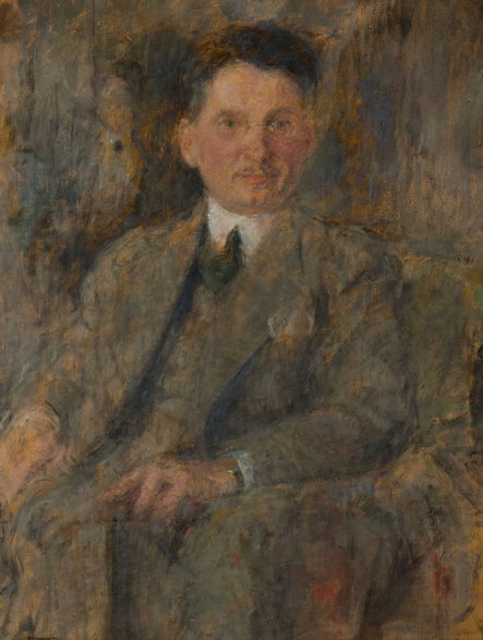 Olga Boznańska, "Portret mężczyzny - Stanisław Burtan" (po 1920 r.)