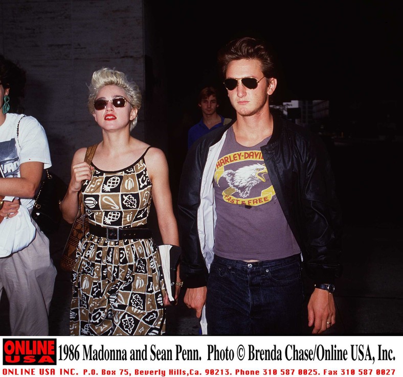 Madonna i Sean Penn w 1986