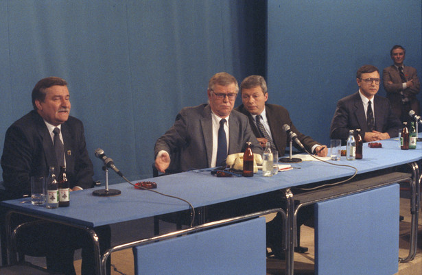 Lech Wałęsa, Maciej Wierzyński i Michał Komar, Stan Tymiński, Zygmunt Gutowski