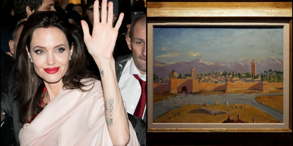 Jedyny obraz, który Winston Churchill namalował w czasie II wojny światowej, był w posiadaniu aktorki Angeliny Jolie. Teraz znalazł nowego nabywcę. 