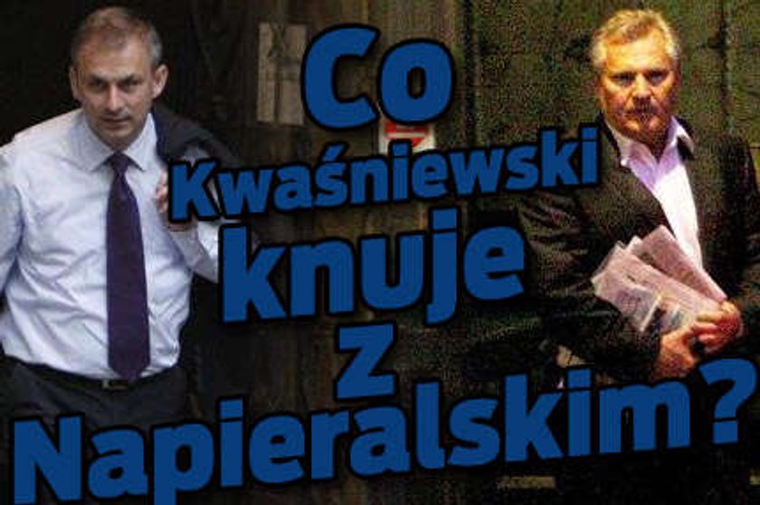 Co Kwaśniewski knuje z Napieralskim?