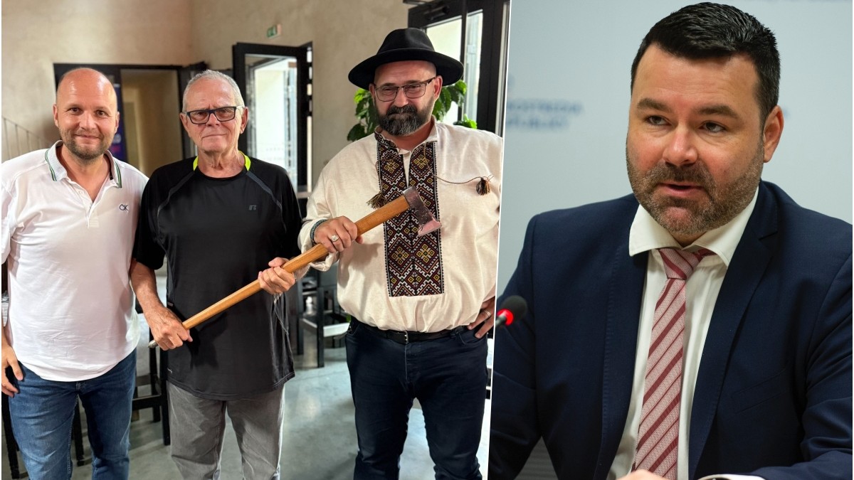 Jaroslav Naď, Milan Kňažko, Peter Laťák a Peter Kalivoda. 