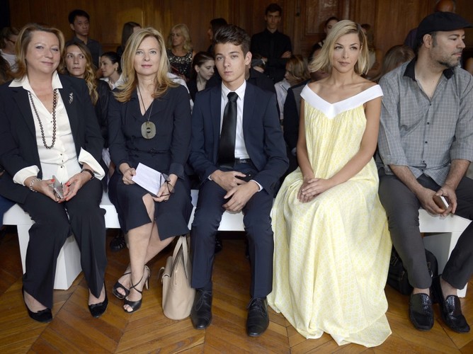 Valérie Trierweiler z synem Leonardem