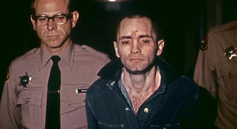 Charles Manson waiting to hear his death sentence in 1971 -- the 82-year-old mass murderer is now in a California hospital