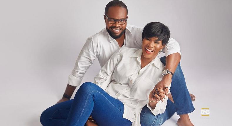 Nollywood actress Stephanie Linus and her hubby Idahosa Linus [Instagram/StephanieLinus]