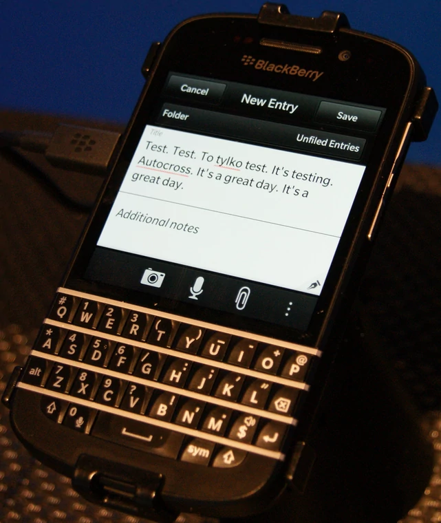 Blackberry Q10 recenzja