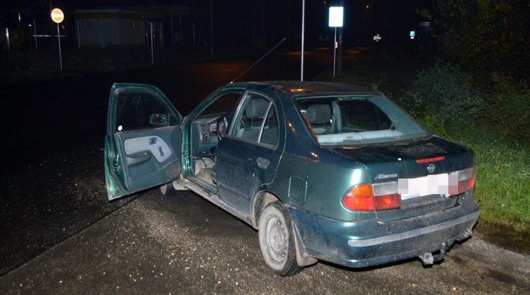 15 éves fiú lopta el a gépjárművet/ Fotó: police.hu