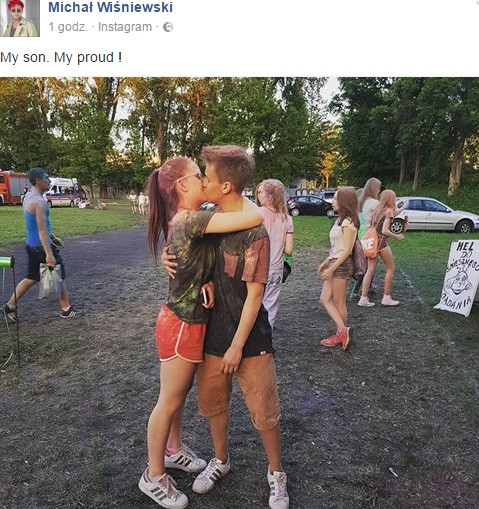 Michał Wiśniewski na Facebooku