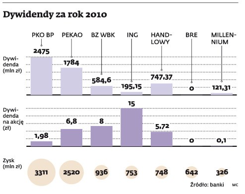 Dywidendy za rok 2010