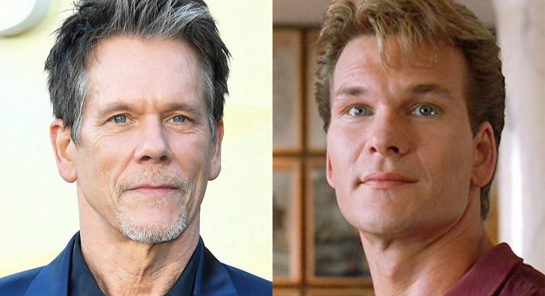 Kevin Bacon told Business Insider that he doesn't recall turning down Patrick Swayze's role in the film Ghost.Valerie Macon/AFP via Getty Images; CBS via Getty Images