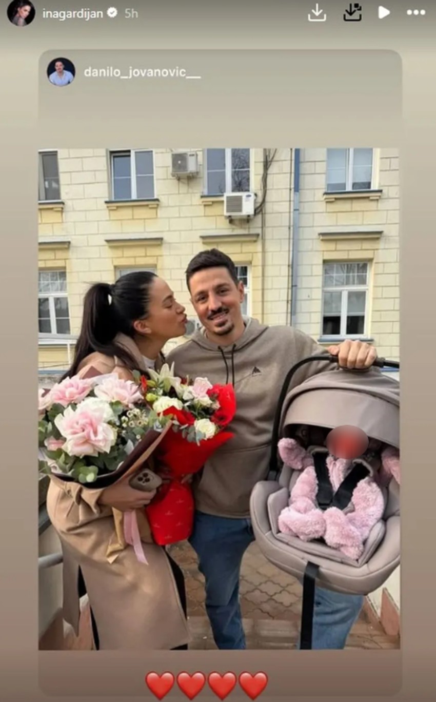 Ina Gardijan izašla iz porodilišta