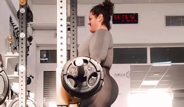 Bojana Stamenov na treningu